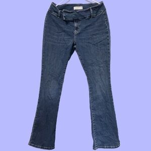 ASOS TopShop Lowrise Y2K Flare Denim Jeans